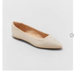 A New Day Rhinestone ballet style flats NWT